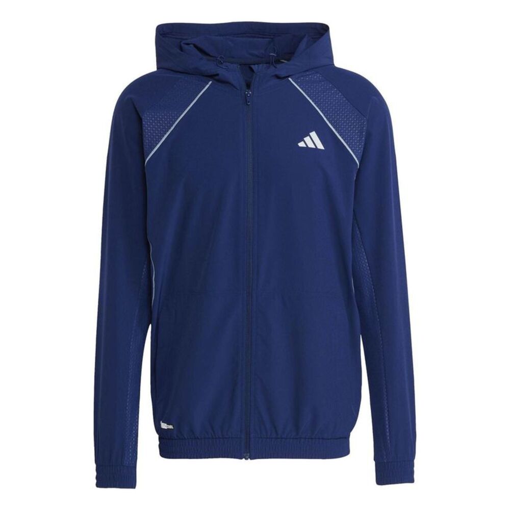 Adidas Mens Tech Logo Technical Jacket / Dark Blue